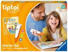 Buchcover: Ravensburger tiptoi Starter-Set 00113: Stift und Wörter-Bilderbuch Kindergarten- Lernsystem für Kinder ab 3 Jahren