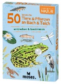 Buchcover: 50 heimische Tiere & Pflanzen an Bach & Teich