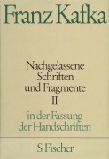 Buchcover: Nachgelassene Schriften und Fragmente II