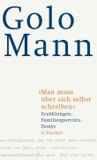 Buchcover: Man muss über sich selbst schreiben