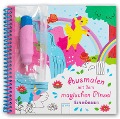 Buchcover: Ausmalen mit dem magischen Pinsel. Einhörner