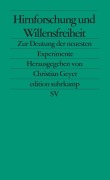 Buchcover: Hirnforschung und Willensfreiheit