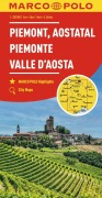 Buchcover: MARCO POLO Regionalkarte Italien 01 Piemont, Aostatal 1:200.000