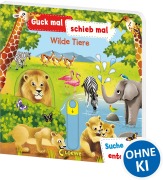 Buchcover: Guck mal, schieb mal! Suche und entdecke - Wilde Tiere