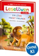 Buchcover: Leselöwen 1. Klasse - Ein Löwe findet Freunde (Großbuchstabenausgabe)
