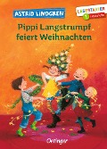 Buchcover: Pippi Langstrumpf feiert Weihnachten
