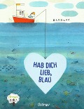 Buchcover: Hab dich lieb, Blau