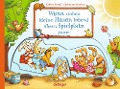 Buchcover: Wenn sieben kleine Hasen tobend übern Spielplatz rasen