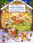 Buchcover: Wenn sieben kleine Weihnachtshasen mit Schwung durch die Adventszeit rasen