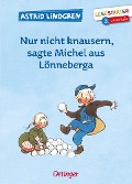 Buchcover: Nur nicht knausern, sagte Michel aus Lönneberga