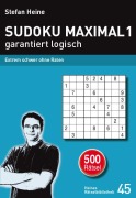 Buchcover: SUDOKU MAXIMAL 1 - garantiert logisch