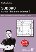 Buchcover: SUDOKU - schwer bis sehr schwer 2