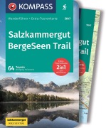 Buchcover: KOMPASS Wanderführer Salzkammergut BergeSeen Trail, 61 Touren mit Extra-Tourenkarte