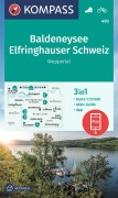 Buchcover: KOMPASS Wanderkarte 493 Baldeneysee, Elfringhauser Schweiz, Wuppertal 1:25.000