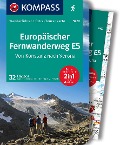 Buchcover: KOMPASS Wanderführer Europäischer Fernwanderweg E5, Von Konstanz nach Verona, 32 Etappen mit Extra-Tourenkarte