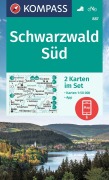 Buchcover: KOMPASS Wanderkarten-Set 887 Schwarzwald Süd (2 Karten) 1:50.000