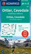 Buchcover: KOMPASS Wanderkarte 077 Ortler, Cevedale, Suldental, Valfurva / Ortles, Cevedale, Val di Solda, Valfura 1:25.000