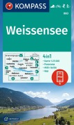 Buchcover: KOMPASS Wanderkarte 060 Weissensee 1:25.000