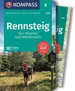 Buchcover: KOMPASS Wanderführer Rennsteig, 10 Etappen mit Extra-Tourenkarte