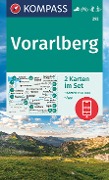 Buchcover: KOMPASS Wanderkarten-Set 292 Vorarlberg (2 Karten) 1:50.000