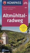 Buchcover: KOMPASS Fahrrad-Tourenkarte Altmühltalradweg 1:50.000/LZ 2023-2027