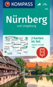 Buchcover: KOMPASS Wanderkarten-Set 163 Nürnberg und Umgebung (2 Karten) 1:50.000