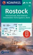 Buchcover: KOMPASS Wanderkarte 735 Rostock, Warnemünde, Bad Doberan, Ostseebäder Kühlungsborn, Rerik 1:50.000