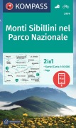 Buchcover: KOMPASS Wanderkarte 2474 Monti Sibillini nel Parco Nazionale 1:50.000