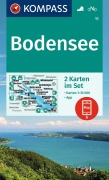 Buchcover: KOMPASS Wanderkarten-Set 11 Bodensee (2 Karten) 1:35.000